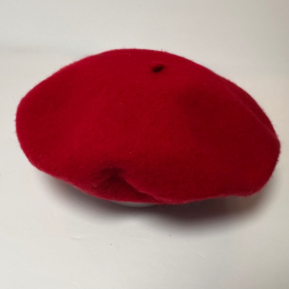 Hot Pink Wool Beret | Bold French-Inspired Style